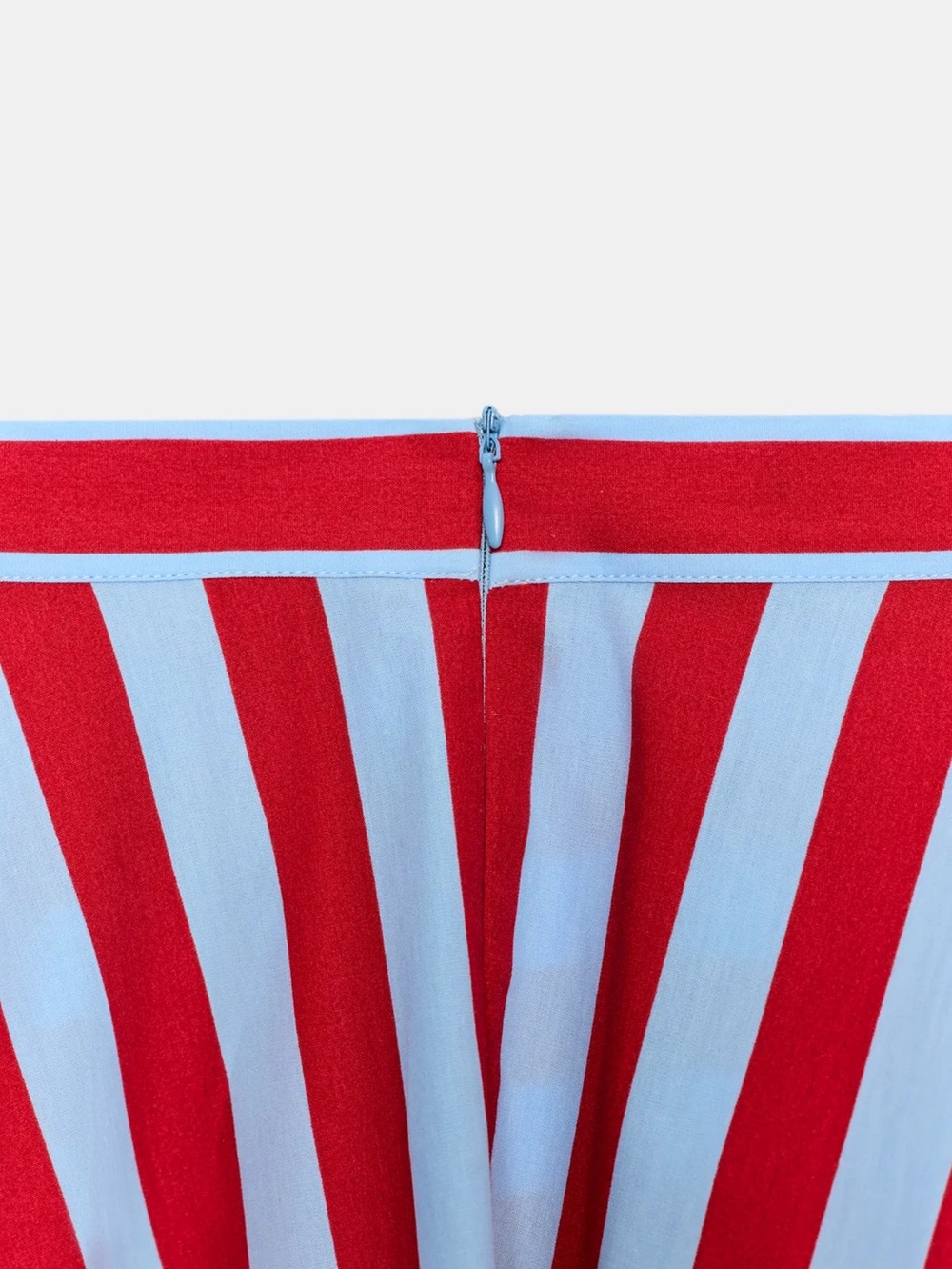 ZARA STRIPED CAPE MIDI SKIRT - Picture 4 of 6